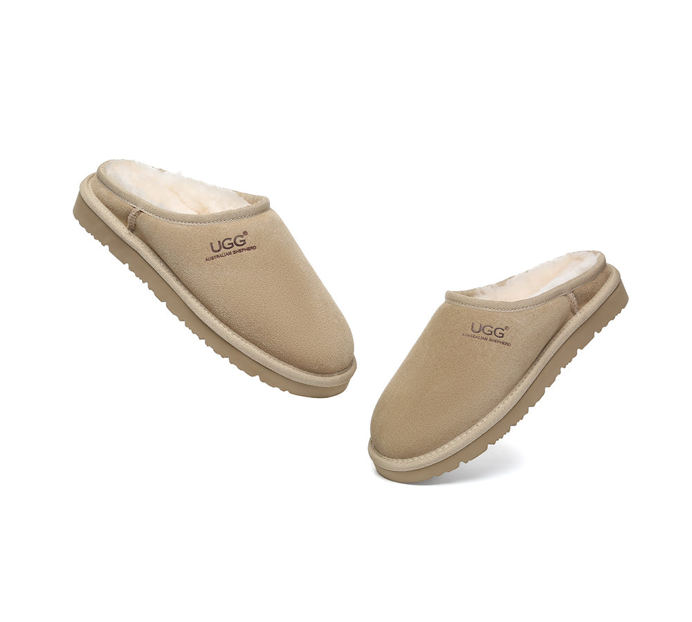 Australian Shepherd® UGG Slippers Sheepskin Wool Minimalist Classic Nano