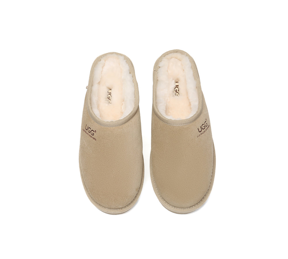 Australian Shepherd® UGG Slippers Sheepskin Wool Minimalist Classic Nano