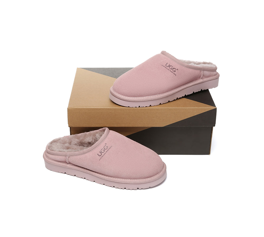 Australian Shepherd® UGG Slippers Sheepskin Wool Minimalist Classic Nano