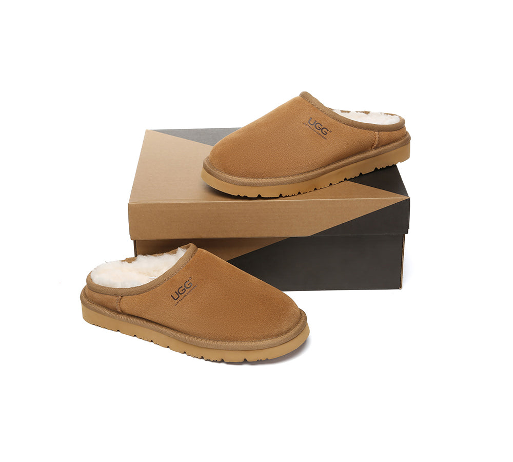 Australian Shepherd® UGG Slippers Sheepskin Wool Minimalist Classic Nano