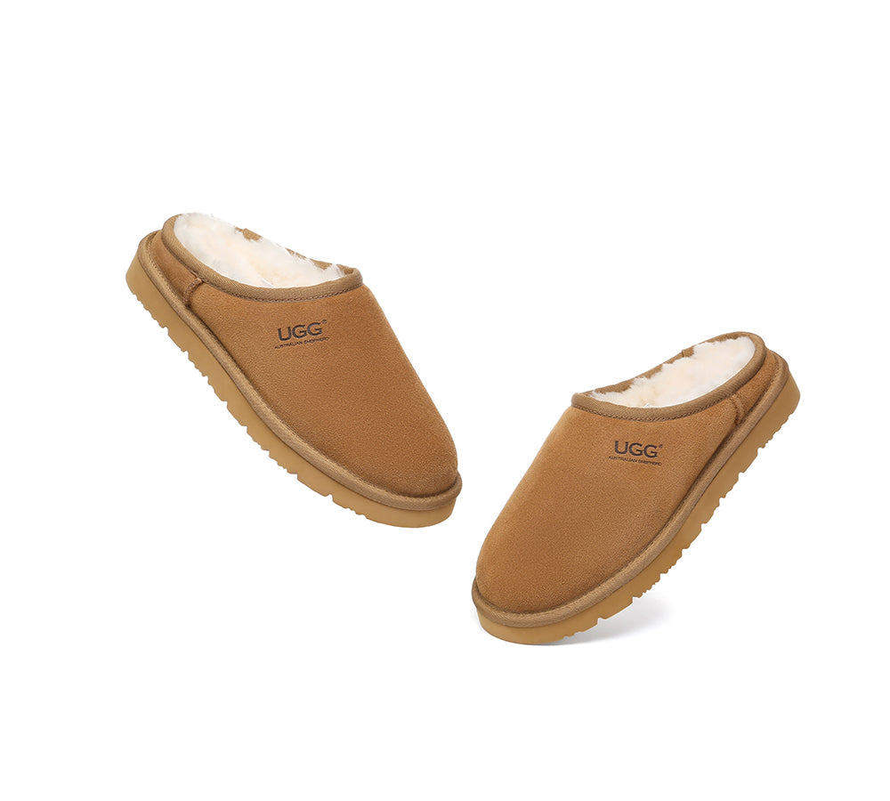 Australian Shepherd® UGG Slippers Sheepskin Wool Minimalist Classic Nano