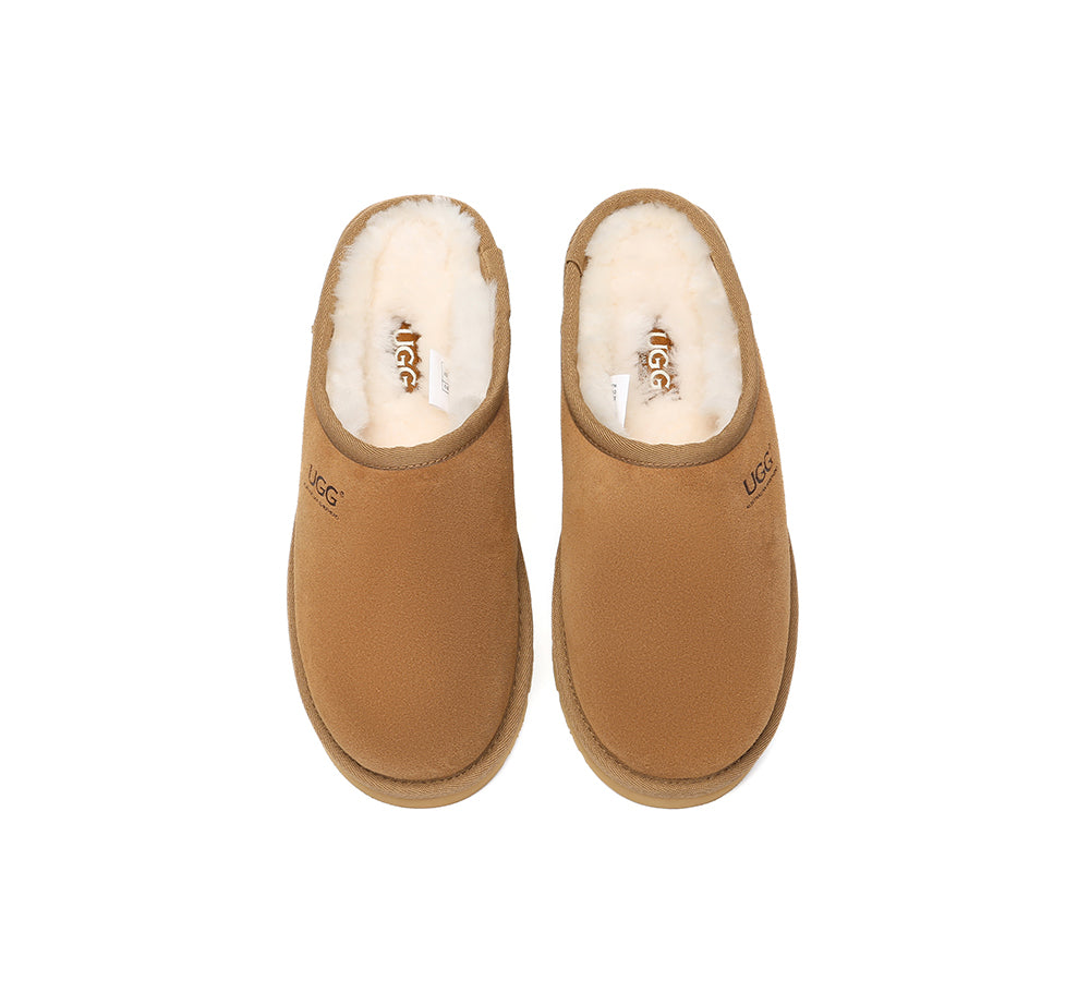 Australian Shepherd® UGG Slippers Sheepskin Wool Minimalist Classic Nano