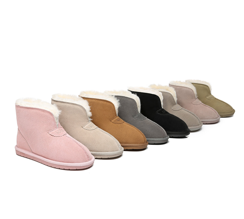 AUSTRALIAN SHEPHERD® UGG Slippers Sheepskin Wool Ankle Parker