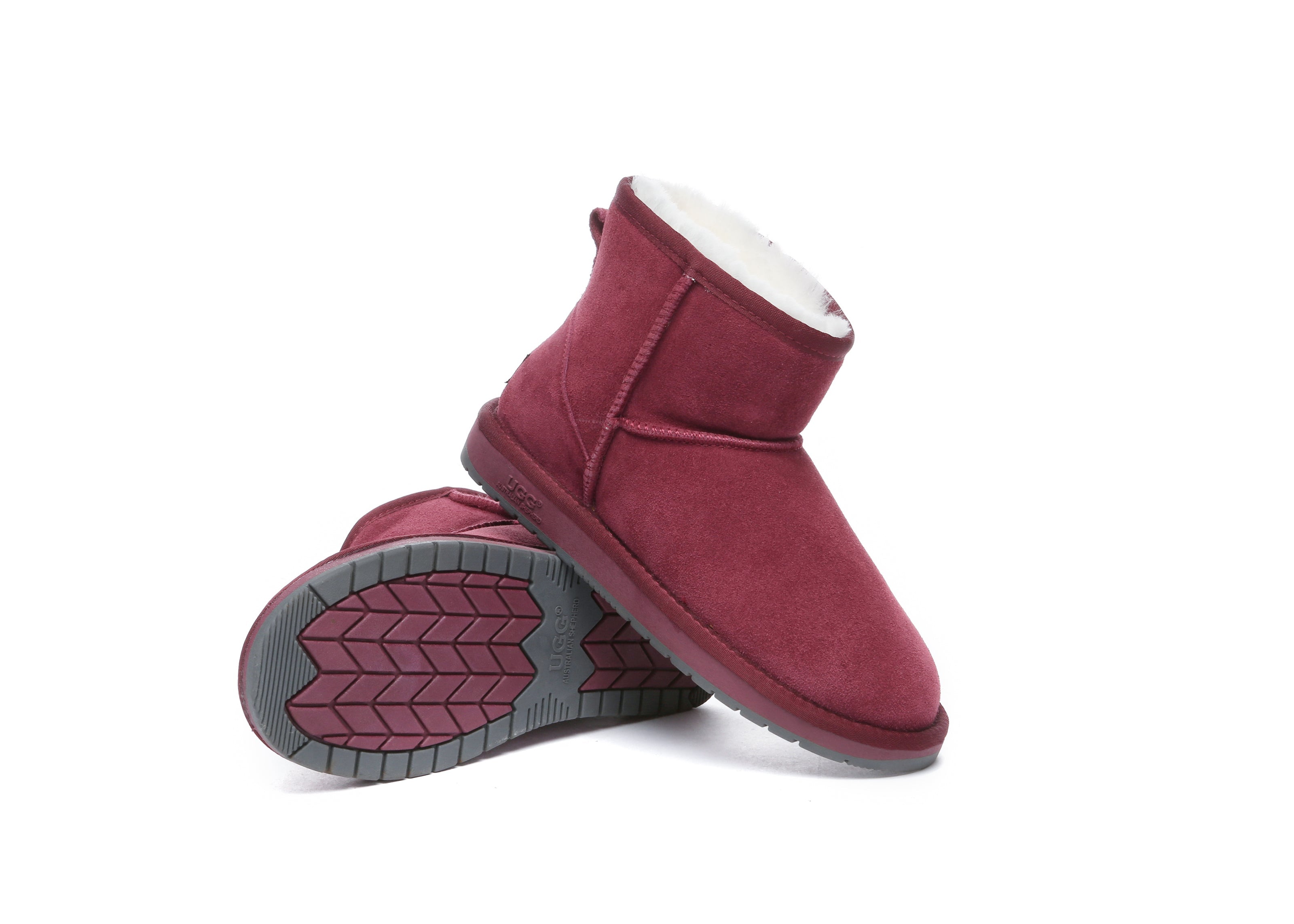 AUSTRALIAN SHEPHERD® UGG Boots Sheepskin Wool Mini Classic Suede Special Colour